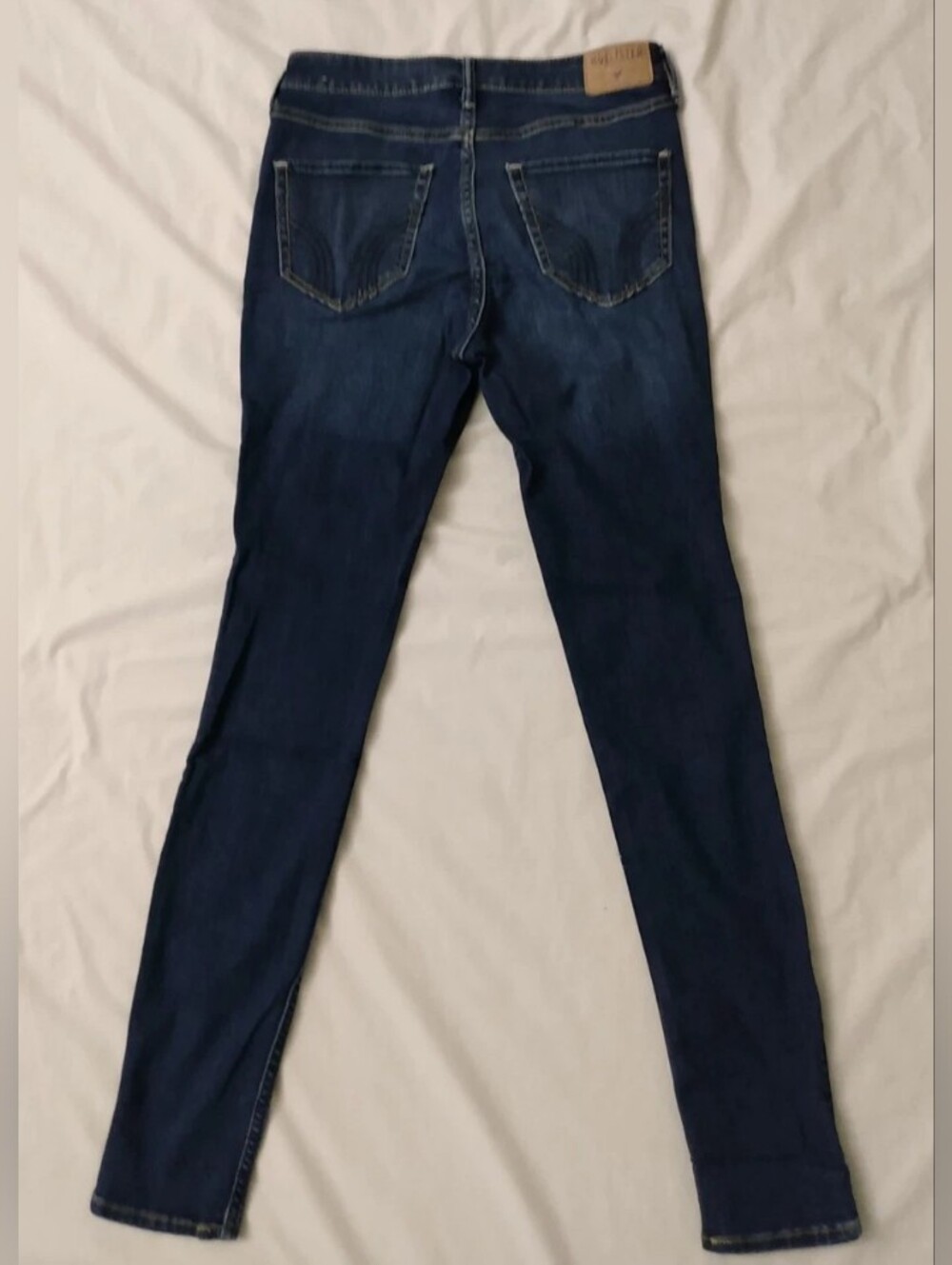 WOMENS HOLLISTER SUPER SKINNY JEANS HIGH RISE SIZE 3R 26 X 30